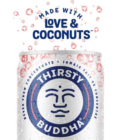 Thirsty Buddha Sparkling Coconut Water Watermelon 4.5kg (12/330ml) - Buy Online on GoSupps.com