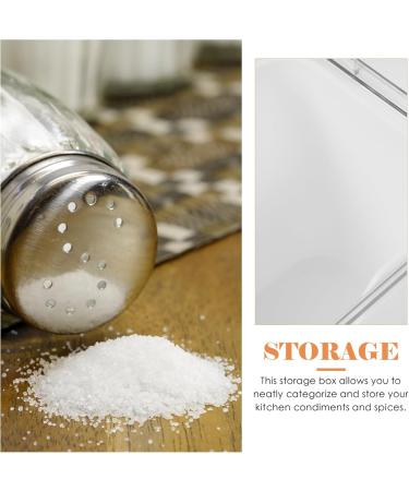 GLEAVI Kitchen Spice Storage Box Refrigerator Plastic Fruit Canisters Sealing Storage Holder Seasoning Box - Buy Online on GoSupps.com