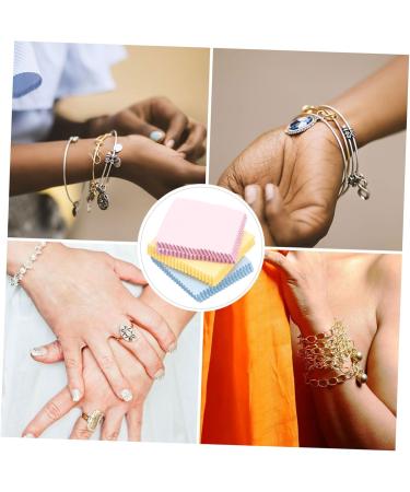 TEHAUX 180 Pcs Jewelry & Lens Cleaning Cloths - Screen & Glass Cleaner Cloths for Glasses & Electronics - Polishing Cloths 8x8CM (3 Pcs - Buy Online on GoSupps.com