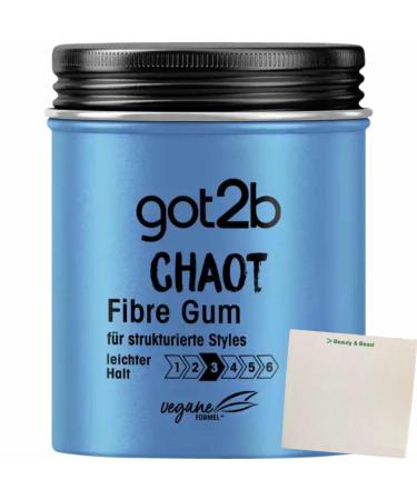 usy Lot pour got2b Fibre Gum Chaot (bo te de 100 ml) + bloc usy