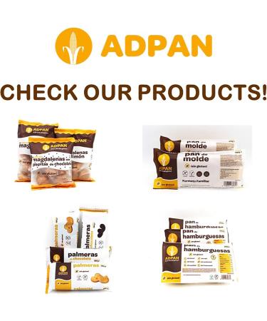 Adpan Pack of Gluten Free Palms with Assorted Flavors. Chocolate and Traditional Puff Pastry Palms Allergen-Free Puff Pastry Palmas. 2 Packs per Flavor. 400g - Buy Online on GoSupps.com
