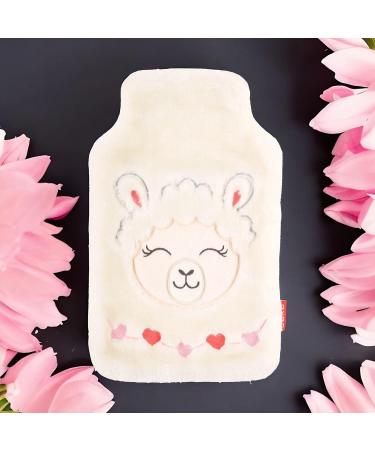 Soxo Plush Hot Water Bottle Cover - Hand Warmer, Neck & Back Pain Relief, Kids Lama Design - Buy Online on GoSupps.com