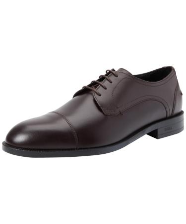 BOSS Men's Tayil_Derb_ltadtc Derby Dark Brown 5.5 UK