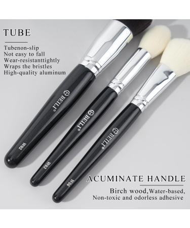 BEILI Makeup Brushes 6 Pieces Set of Vegan Makeup Brushes Powder Foundation Eye Shadow Mixing Concealer Set of Brushes for Creases Brushes for Eyebrow Liner - Buy Online on GoSupps.com