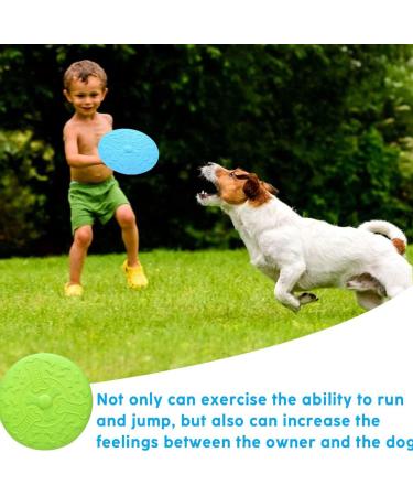 Yeahboom Dog Frisbee Set - 3 Pack 15cm Bite-Proof Natural Rubber for Training & Play | Ideal for Small Dogs - Buy Online on GoSupps.com