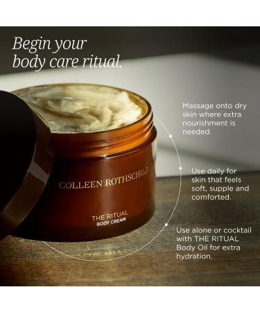 Colleen Rothschild THE RITUAL Body Cream with Ceramides, Hyaluronic Acid & Shea Butter, Nourishing Moisturizer Lotion for All Skin Types - Buy Online on GoSupps.com
