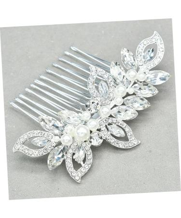 Mikinona 1pc Bridal Hair Comb Bride Hair Clip Womens Hair Clips Wedding Hair Comb Elegant Headwear Hair Jewels for Women Goody Hair Clips for Women Hair Combs for Women Rhinestone Hair Comb - Buy Online on GoSupps.com