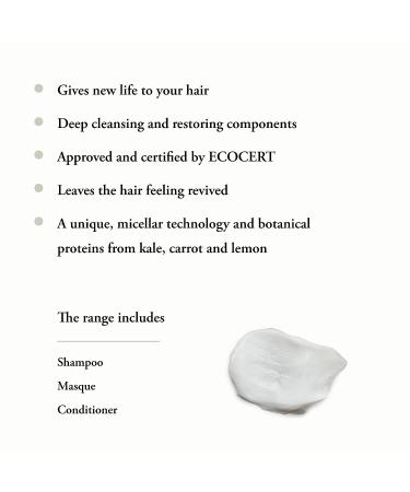 Maria Nila Eco Therapy Revive Masque - Deep Cleansing Micellar Molecules, Vegan Formula, Sulfate/Paraben Free - Buy Online on GoSupps.com