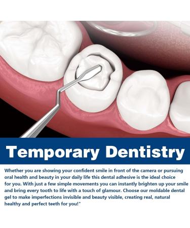 Allony Tooth Repair Set - Dental Adhesive for Fixing Gaps & Broken Teeth | DIY Denture Solution - Buy Online on GoSupps.com