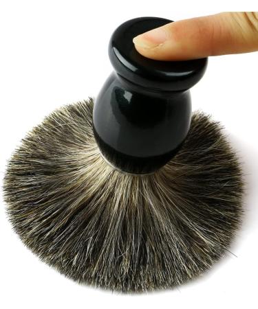 Premium Badger Shaving Brush - High-Quality Razor Brush with Real Hair & Metal Accents for a Smooth Skin-Friendly Shave - International Shipping Available - Buy Online on GoSupps.com