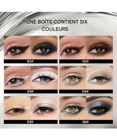  G n rique Cream Eye Liner Illuminating Eye Pencil | 6 Colors Cream Matte Shine Radiance Waterproof Evening Gathering Beauty Girls - Buy Online on GoSupps.com