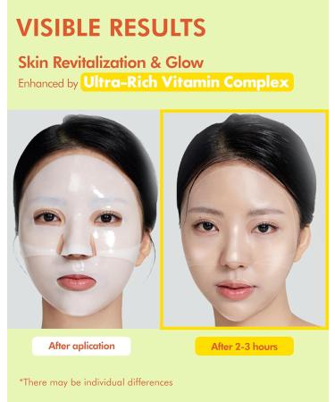 DERMAL 39 Combo Pack Sheet Mask + Vitamin Hydrogel Melting Jelly Gel Mask 4ea Bundle - Buy Online on GoSupps.com