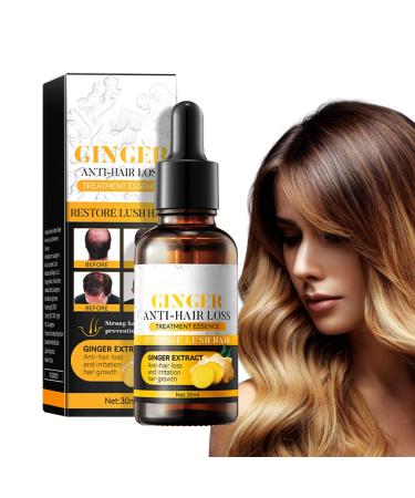 Natural Hair Regrowth - Hair Loss Treatment, Volume & Root Booster 30ml, Moisturizing Hair Treatment for Stronger Hair, Plus Anloximt