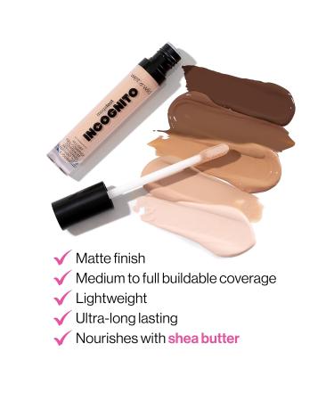 Wet n Wild Megalast Incognito Concealer - Full Coverage Matte Finish Moisturizing with Shea Butter | Shop Now for Medium Honey Shade - Buy Online on GoSupps.com