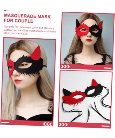 POPETPOP The Mask Masquerade Mask Masquerade Ball Mask Party Masks for Adults Masquerade Party Mask Women Venetian Mask Masks for Women Party Fox Mask Halloween Men and Women Blindfold - Buy Online on GoSupps.com