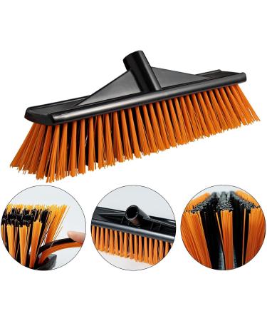 Stiff Floor Brush Scrubber - Stiff Bristle Scrubber Portable Outdoor Sweeping Brush for Floors Shower Cleaning Brush Floor Scrub Brush for Balconies Decks 40cm - Buy Online on GoSupps.com
