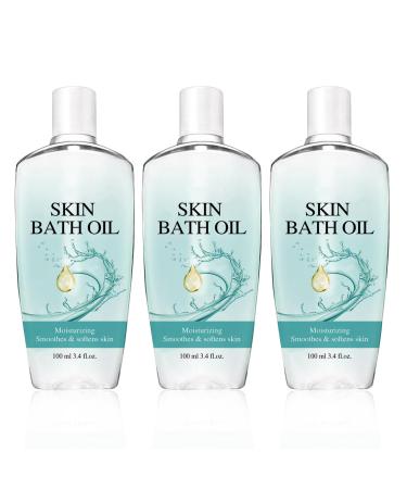 Skin Bath Oil So Soft Soft & Sensual Skin Bath Oil Original Skin Bath Oil So Soft for Women (3pcs) 3.4 Fl Oz (Pack of 3)