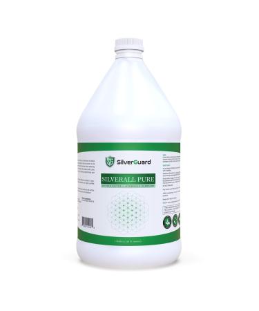 SilverAll Enhanced Hydrogen Peroxide Cleaner + Active Silver | All Purpose Cleaner with Long-Lasting Protective Silver Shield | Food Grade Hydrogen Peroxide 3 Percent | Pure 1 Gallon Pure 128 Fl Oz (Pack of 1)