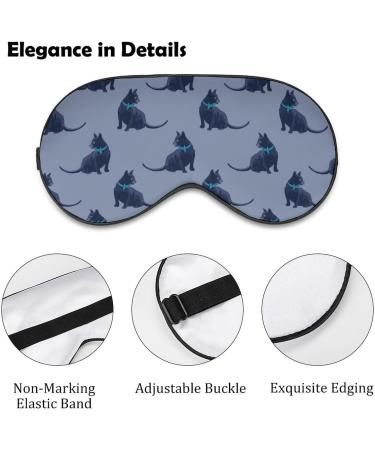 Elegance Russian Cat Sleep Mask Adjustable Eye Cover for Sleeping and Travel - Buy Online on GoSupps.com