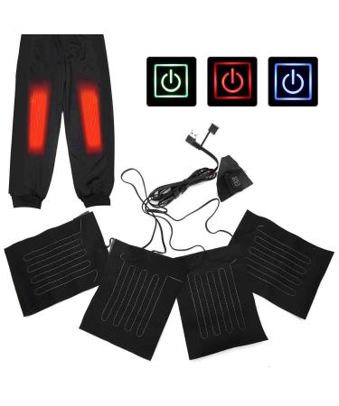 Electric USB heating pillows for west with washable insulated cloth adjustable temperature waterproof coating portable for camping outdoors