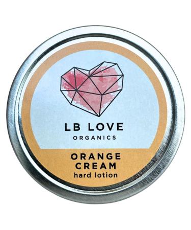 Organic Hard Lotion Bar - Plastic Free Moisturizer | Beeswax & Plant-Based | Orange Cream Scent - Buy Online on GoSupps.com