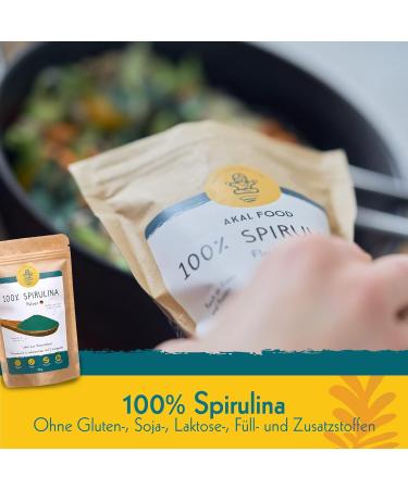 100% Organic Algae Spirulina Powder | Gluten-Free Nutritional Supplement from Germany | Ideal for Athletes & Weight Loss | 100g - Buy Online on GoSupps.com