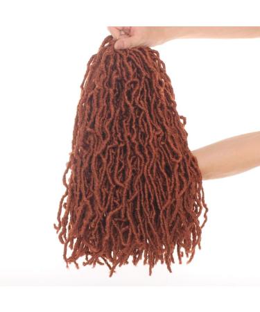 Xtrend 24 Inch 7Packs 18strands/pack Soft Nu Faux Locs Crochet Braids Hair Copper Red Synthetic Dreadlocks Braiding Hair Fashion Goddess Distressed Faux Locs Curly Wavy Hair Extensions 350# 24 Inch (Pack of 6) 350# - Buy Online on GoSupps.com