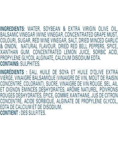 Hellmann's Balsamic Salad Dressing No Artificial Colours or Flavours Gluten Free 3.78 L - Buy Online on GoSupps.com