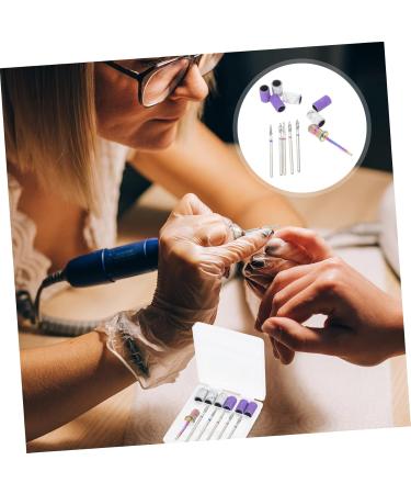Ipetboom 1 Set Nail Polisher Nail Art Accessories Nail Grinders Diamond Tipped Drill Bit Cleaning Kits Rotary Polishing File Acrylic Gel Remover Corundum Nail Drill Tungsten Steel - Buy Online on GoSupps.com