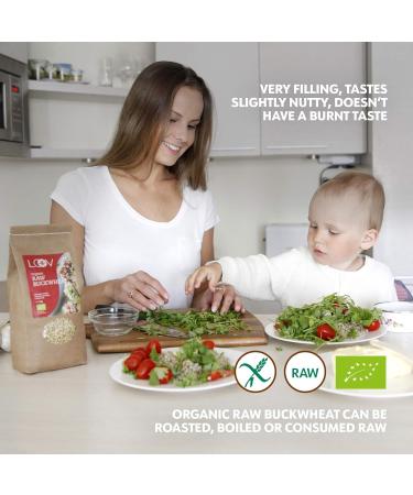 LOOV Organic Buckwheat Groats 1kg - Gluten Free, Raw & Nutrient-Preserved | Delicious Nutty Flavor, Ideal for Sprouting | Grown in Nordic Climate, non-GMO - Buy Online on GoSupps.com