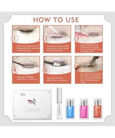 Permania Eyelash Lifting Set - 2 in 1 Brow & Lash Lift 30Pcs Individual Bag Packaging Lasts 6-8 Weeks for Perfect Eyelashes & Eyebrows | International Shipping - Buy Online on GoSupps.com