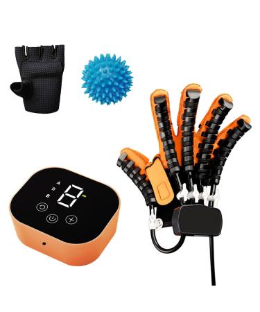 Rehabilitation Robot Gloves Hand Stroke Recovery Equipment Left & Right Hand Finger Rehabilitation Trainer Relieve Hand Stiffness(Size:S Color:Left Hand) Small Left Hand