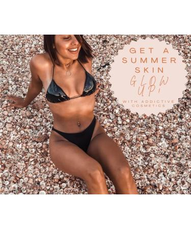 Addictive Cosmetics Glow Up! Oil-Free Mineral Shimmer Powder - Highlighter and Bronzer for Face, Body, and Hair - Vegan & Cruelty-Free - Buy Online on GoSupps.com