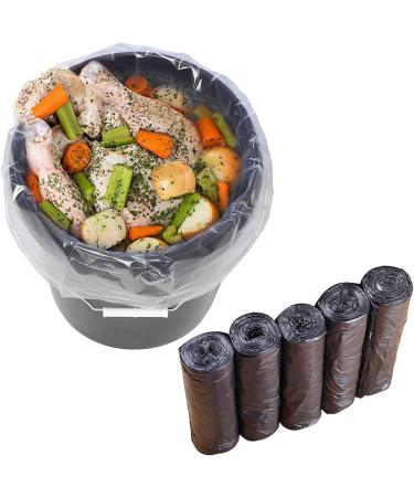 tbpersicwT 100Pcs 5 Rolls Point Break-Style Thicken Household Garbage Waste Trash Bags Garbage Bag - Green - Buy Online on GoSupps.com