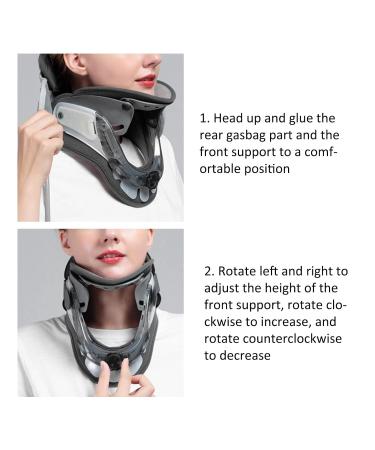 Adjustable Cervical Neck Traction Device - Inflatable Support for Neck & Shoulder Pain Relief | International Shipping Available - Buy Online on GoSupps.com