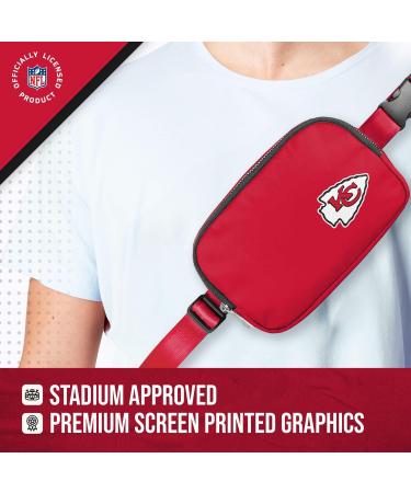 FOCO NFL Gameday Crossbody Belt Bag - Kansas City Chiefs - Stylish Adjustable & Stadium Approved - Officially Licensed - Buy Online on GoSupps.com