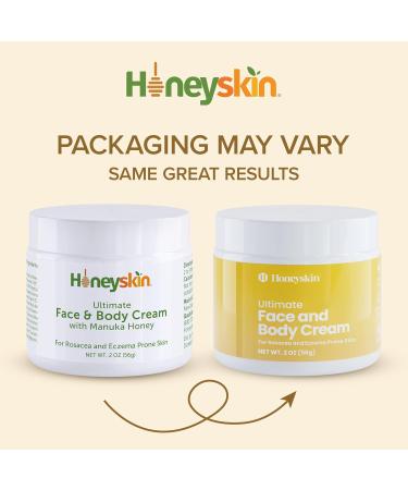 Hydrating Face Moisturizer with Manuka Honey and Coconut Oil - 2oz - For Dry Skin, Eczema, Psoriasis, Rosacea - Made In USA - Buy Online on GoSupps.com