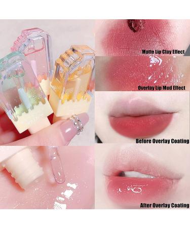 AZLESLOG 3Pcs Ice Cream Lip Gloss Set - Fruit Pearlescent Plumping Lip Tint, Transparent Toot Lip Balm, Crystal Jelly Long Lasting Moisturizing Lip Oil - Hydrating Lip Gloss Trio - Buy Online on GoSupps.com