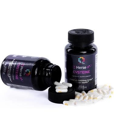 L-Cysteine 400mg - Supports Respiratory Health & Liver Function - Antioxidant Detox & Non-GMO - 90 Caps - International Shipping Available - Buy Online on GoSupps.com