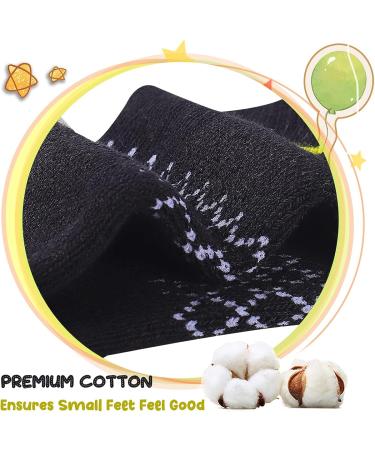 Boys Ankle Athletic Socks - 12 Pairs Kids Black Socks 7-10 Years - Buy Online on GoSupps.com