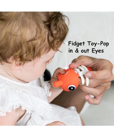 Mombella Clownfish Teether Toy for Babies | Soft Silicone Baby Soothing Ring Gifts for 0-12 Months - Buy Online on GoSupps.com