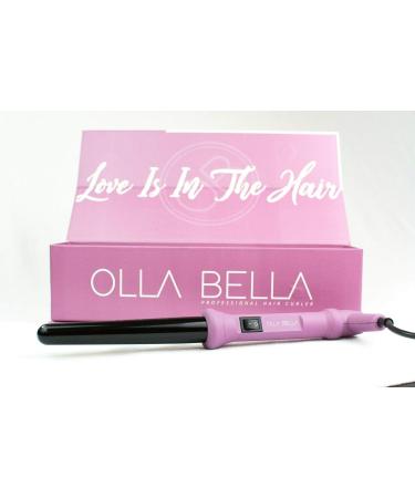 Shop Olla Bella Pro Collection Curling Iron - Graduated Cylinder Rubber Finish in Plum Blush | International Shipping Available - Buy Online on GoSupps.com