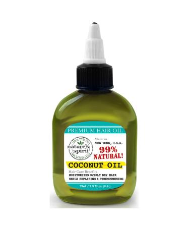 Nature's Spirit Premium Hair Oil Coconut 2.5 ounce