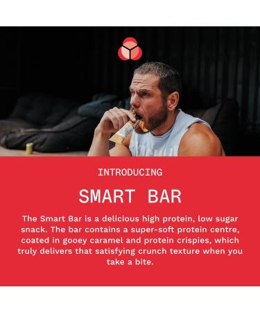 PhD Nutrition Smart Protein Bar Low Calorie Nutritional Protein Bars / Protein Snacks High Protein Low Sugar Strawberries and Cream Flavour 20g of Protein 64g Bar (12 Pack) Strawb And Cream 12 Bars - Buy Online on GoSupps.com