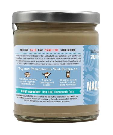 Dastony Macadamia Nut Butter 8 oz | Creamy, Organic & Delicious - Buy Online on GoSupps.com