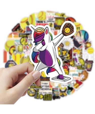 102Pcs Softball Stickers for Girls Boys Teens Kids  Sports Softball Stickers Decals for Laptop Water Bottles Bike Skateboard Luggage Computer Hydro Flask Toy Phone Snowboard (Softball) - Buy Online on GoSupps.com
