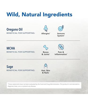 NORTH AMERICAN HERB & SPICE BoneActiv - 120 Capsules - Bone & Joint Support - MCHA Sage Rosemary Oreganol P73 Oregano Oil - Non-GMO - 30 Servings - Buy Online on GoSupps.com