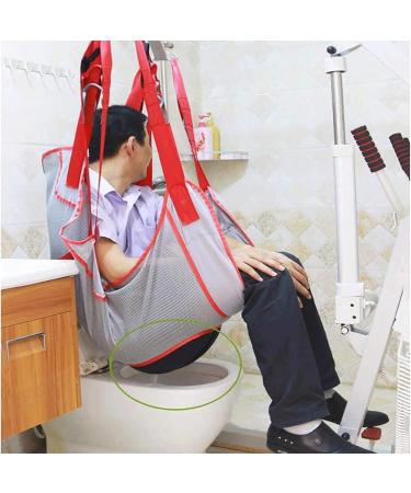 Full Body Mesh Commode Patient Lift Sling Reusable Patient Transfer Belt Toileting Sling Divided Leg Shower Sling for Nursing Elderly Disabled - Buy Online on GoSupps.com