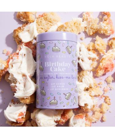 NCLA Lip Care Set + Lip Scrubber - Birthday Cake | Clean, Natural, Non-Toxic Beauty - Buy Online on GoSupps.com