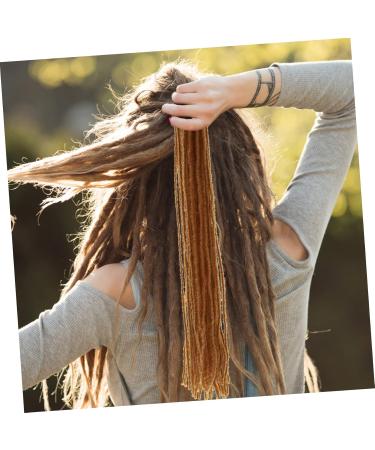 FOYTOKI Dirty Little Braids Double Ended Dreadlock Extensions Women Hairpiece Long Dreadlocks Fashion Hairpiece Dreadlocks Dreadlock Headband Wigs Hair Extensions Hair Wig Men Wig 90X8CM As Shown - Buy Online on GoSupps.com